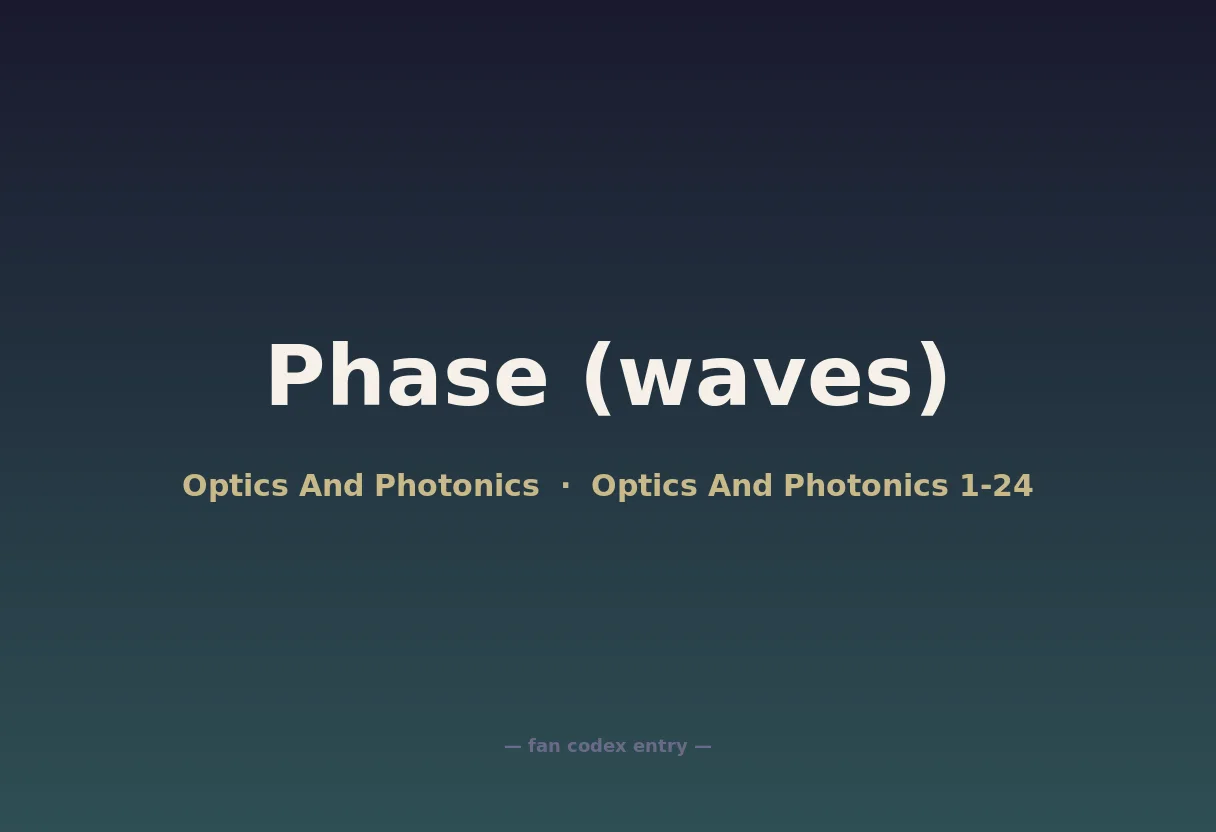 Phase (waves)