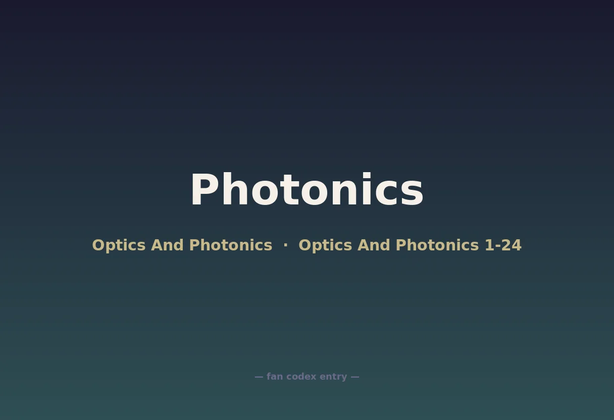 Photonics